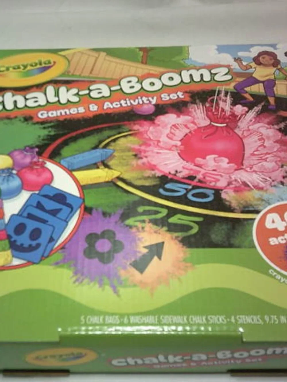 CRAYOLA CHALK-A-BOOMZ GAMES & ACTIVITY SET 40+ ACTIVITIES AGES 6+ CHRISTMAS 🎁